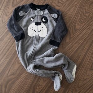 3/20$⭐️ Fleece Bulldog footie